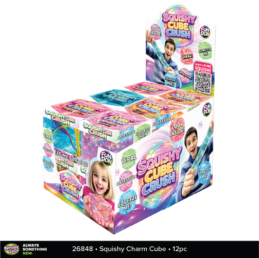 Fun Doh Squishy Charm Cube