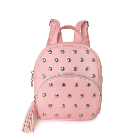 Studded Holographic Micro Mini Backpack