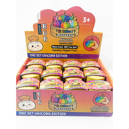 Cute Glitter Unicorn Mini Dumpling Squishy Toy