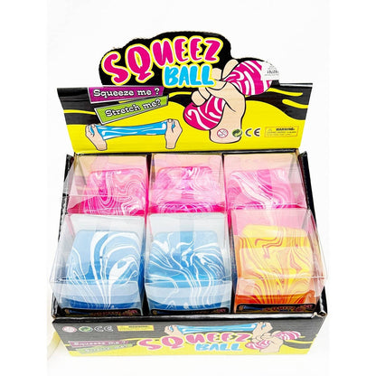 Fluid Pattern Squeeze Cube