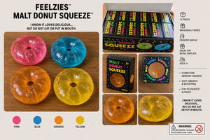 FEELZiES™ Malt Donut Squishy