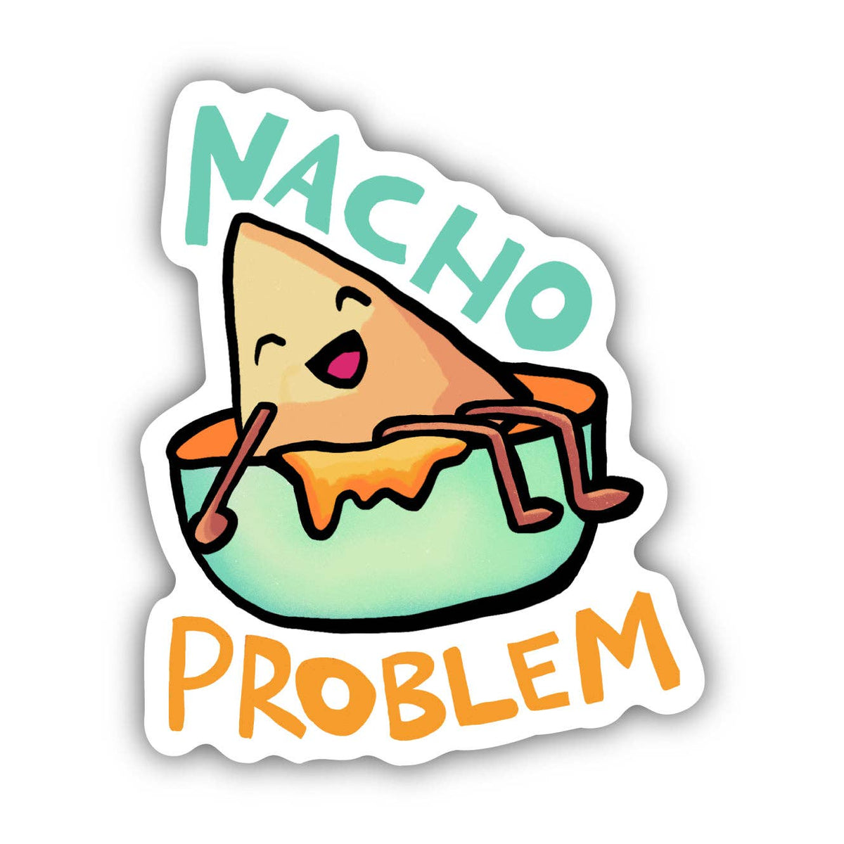 Nacho Problem Food Pun Sticker – Learning Express Toys & Gifts ...