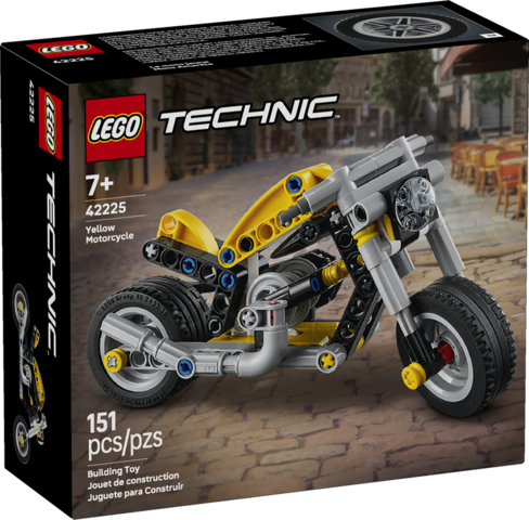 LEGO Technic: Yellow Motorcycle