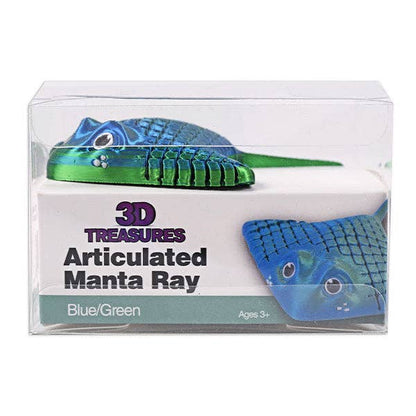 3D Printed Articulated Manta Ray Fidget Toy