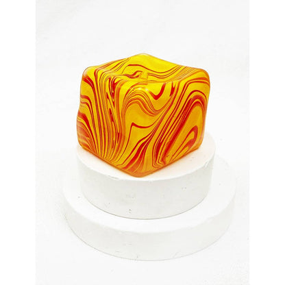 Fluid Pattern Squeeze Cube