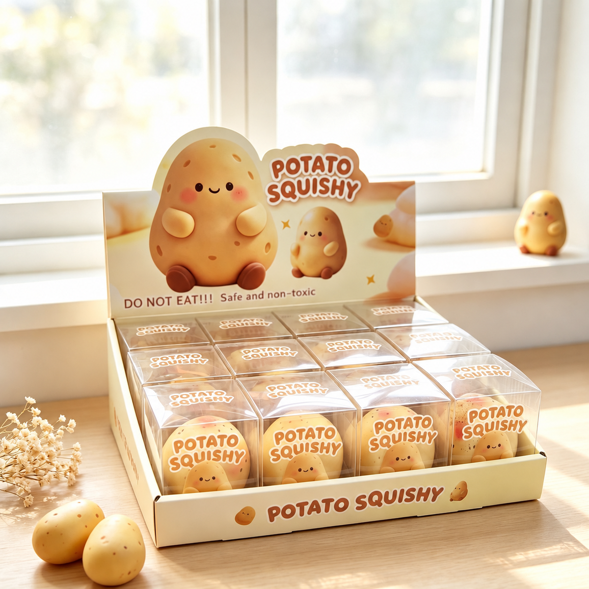 Crunchy Potato Block Squishy