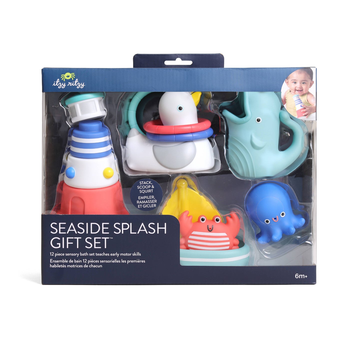 Seaside Splash Gift Set: Bath + Water Toy