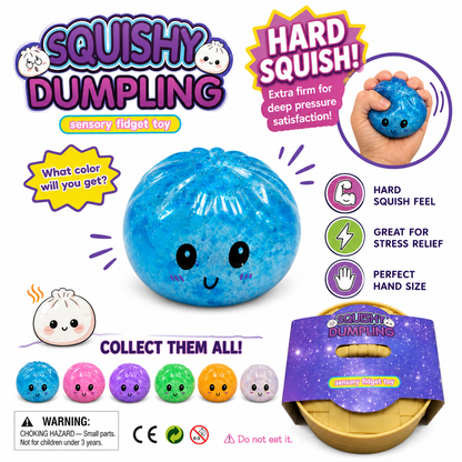 Squishy Dumpling Hard Squish Sensory Toy