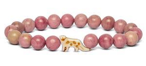 Snow Leopard Wildflower Pink Ascent Bracelet