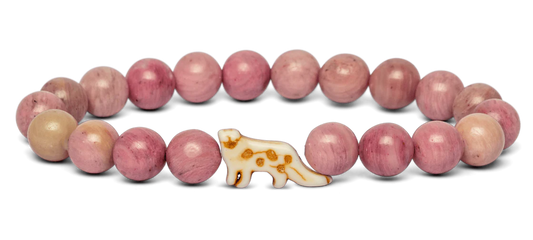 Snow Leopard Wildflower Pink Ascent Bracelet