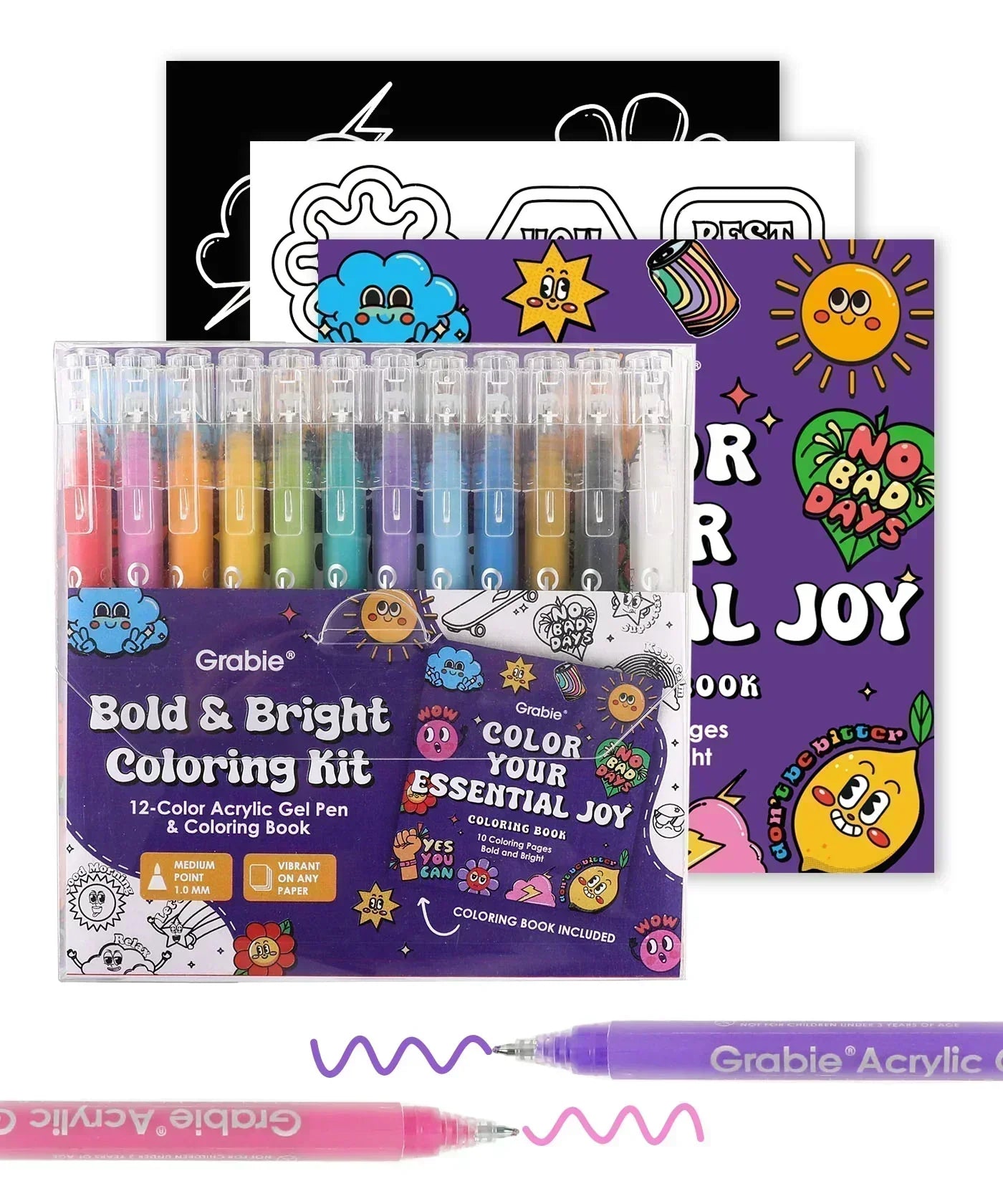 Bold and Bright Coloring Set- Essential Colors