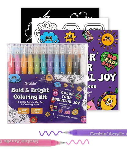 Bold and Bright Coloring Set- Essential Colors