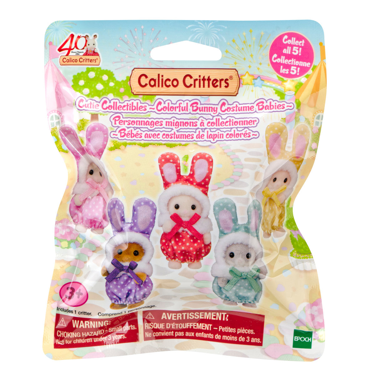 Calico Critters Colorful Bunny Costume Blindbag