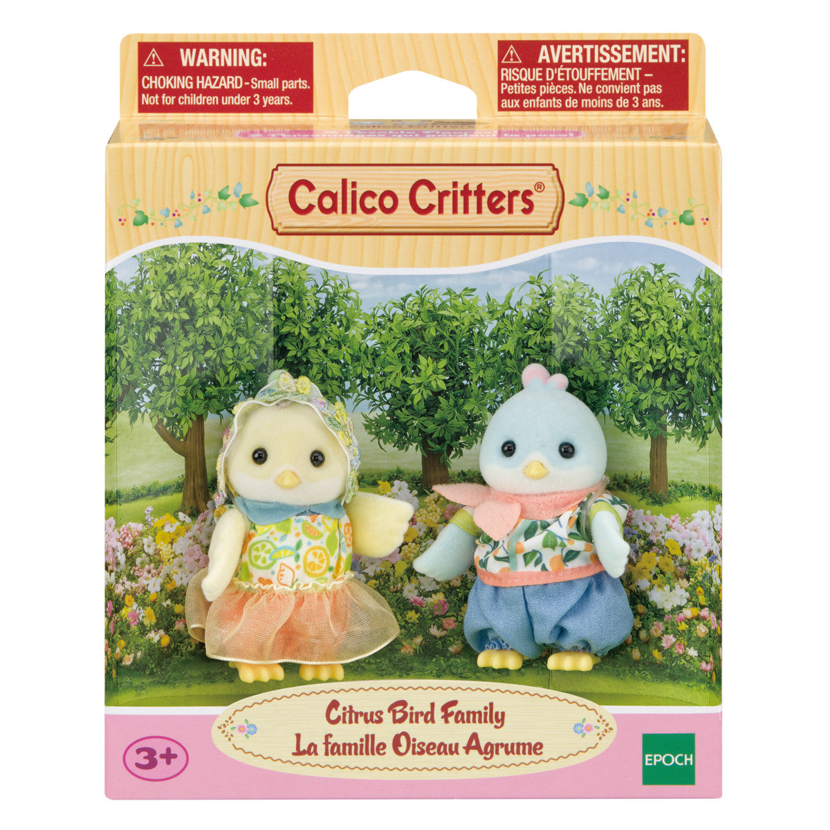 Calico Critters Citrus Bird Family (BL)