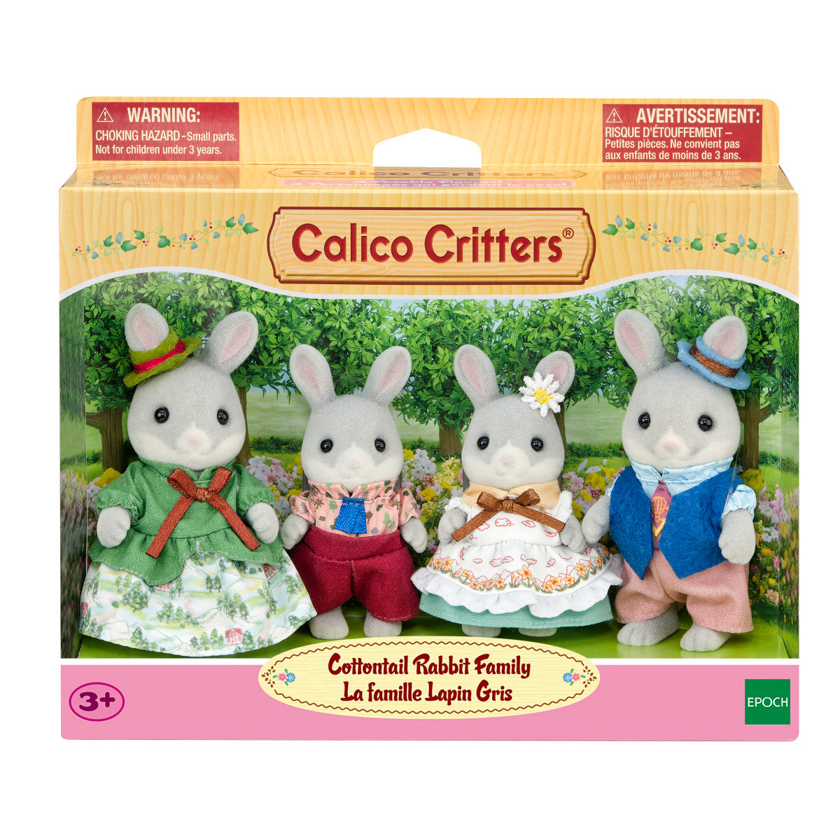 Calico Critters Cottontail Rabbit Family (BL)