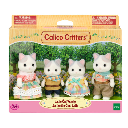 Calico Critters Latte Cat Family (BL)