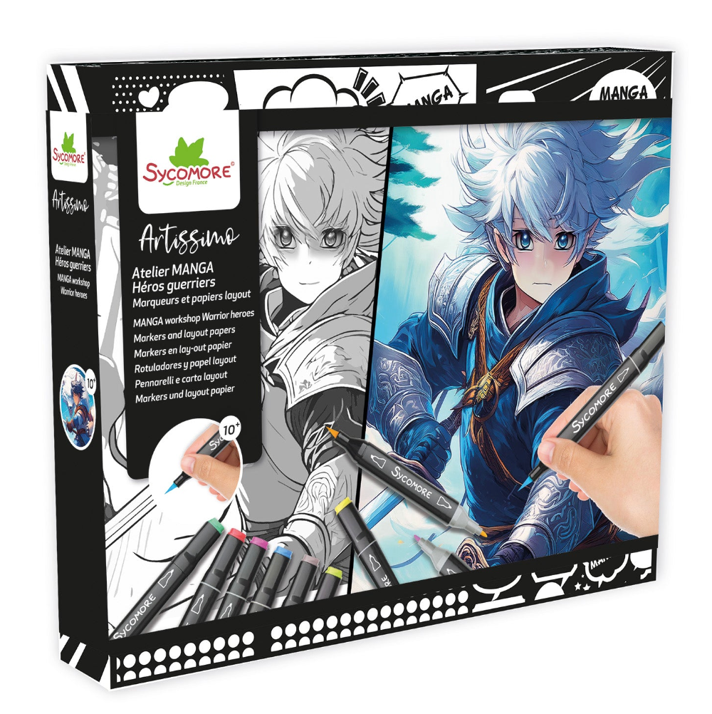 Manga - L Layout And Markers – Warrior Heroes