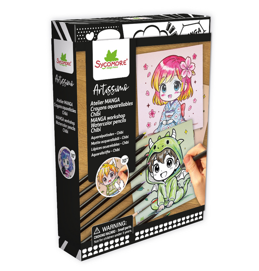 Chibi Manga Workshop Watercolor Pencils