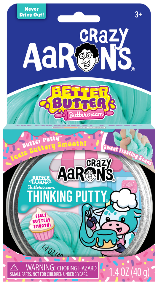 Better Butter Buttercream 4in Thinking Putty (Crazy Aaron's)
