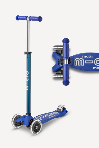 Micro Maxi LED Scooter: Blue White
