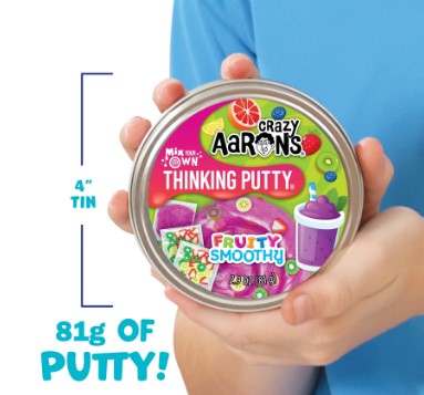 Crazy Aaron's Fruity Smoothy Thinking Putty - Mix Your Own