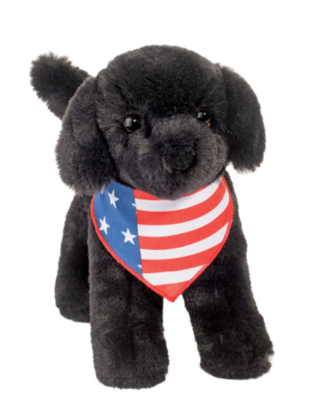 Liberty Black Lab w/ Flag Bandana