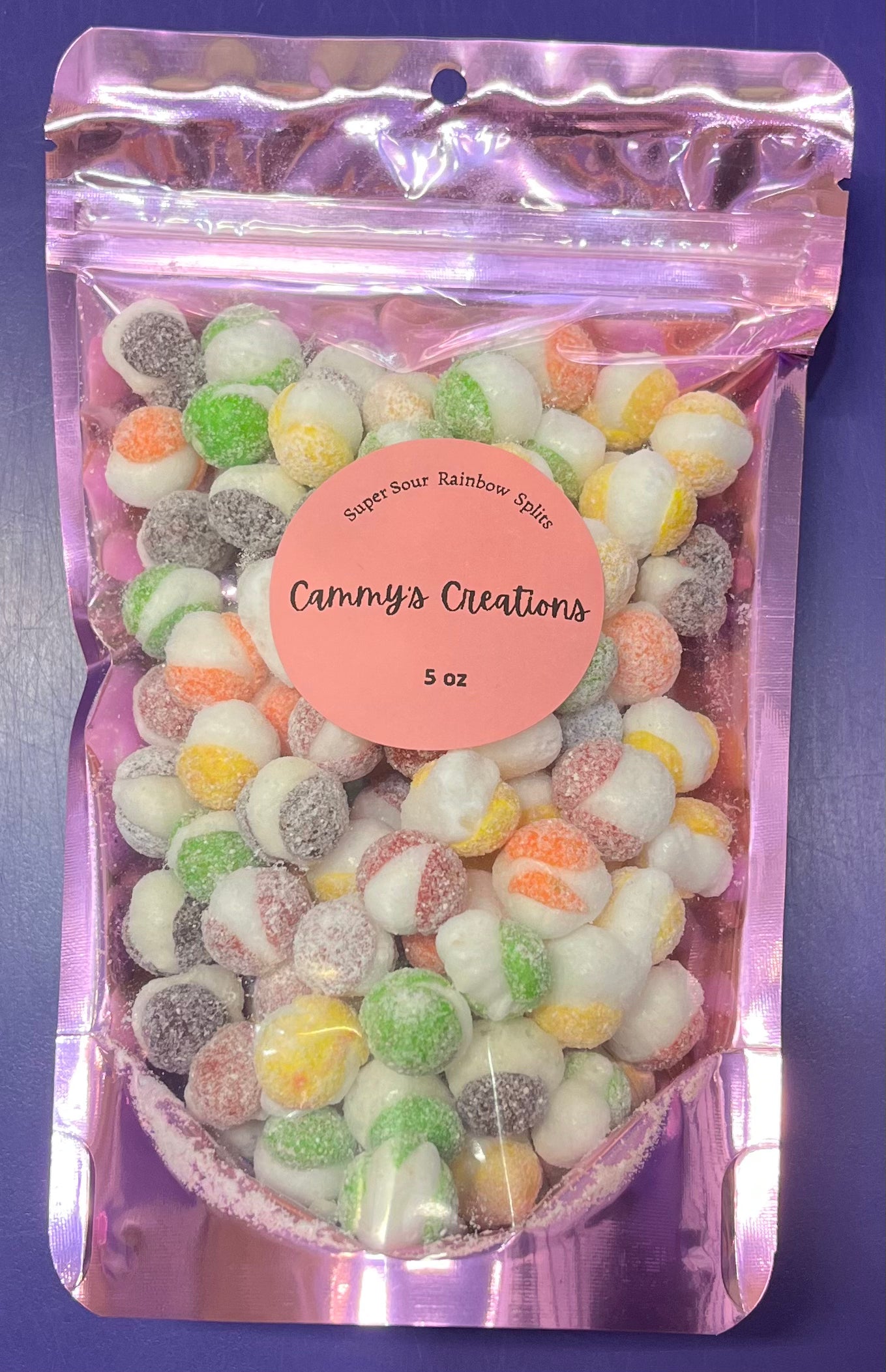 Super Sour Rainbow Splits Freeze Dried
