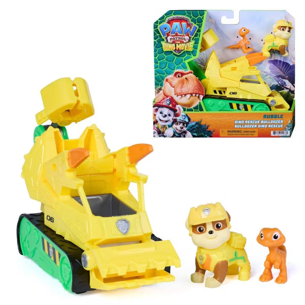 Rubble Dino Rescue Bulldozer (PAW Patrol The Dino Movie)
