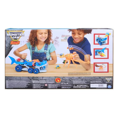 Monster Jam Mini Jams Megalodon Squid Takedown Playset