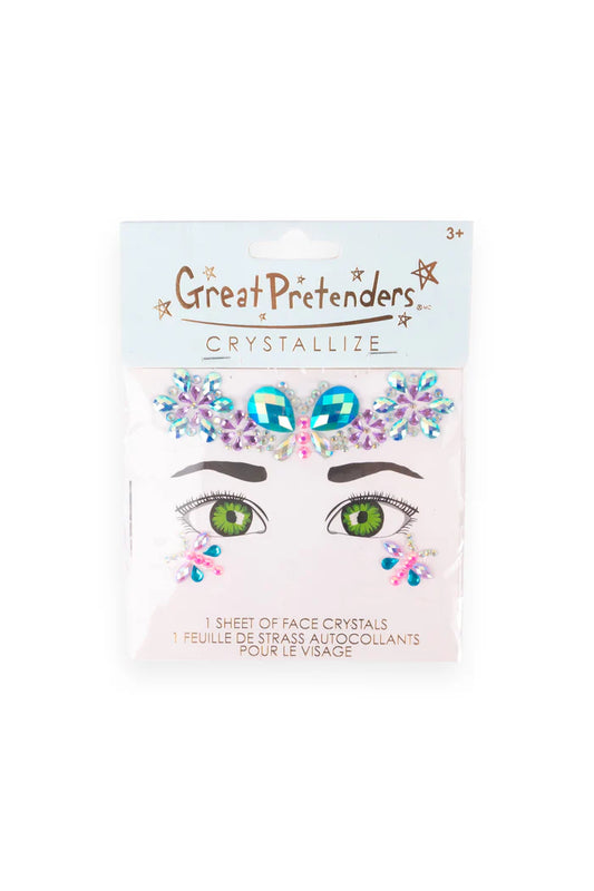 Butterfly Garden Face Crystals