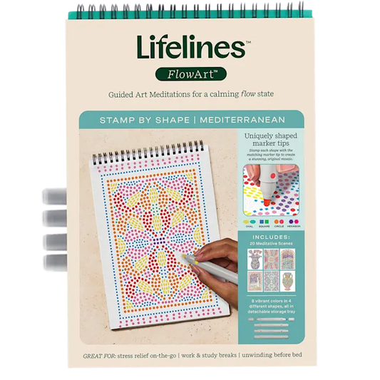 Lifelines FlowArt: Mediterranean (Stamp by Shape)