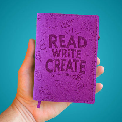 Purple Medium Notebook (A6)