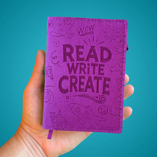 Purple Medium Notebook (A6)