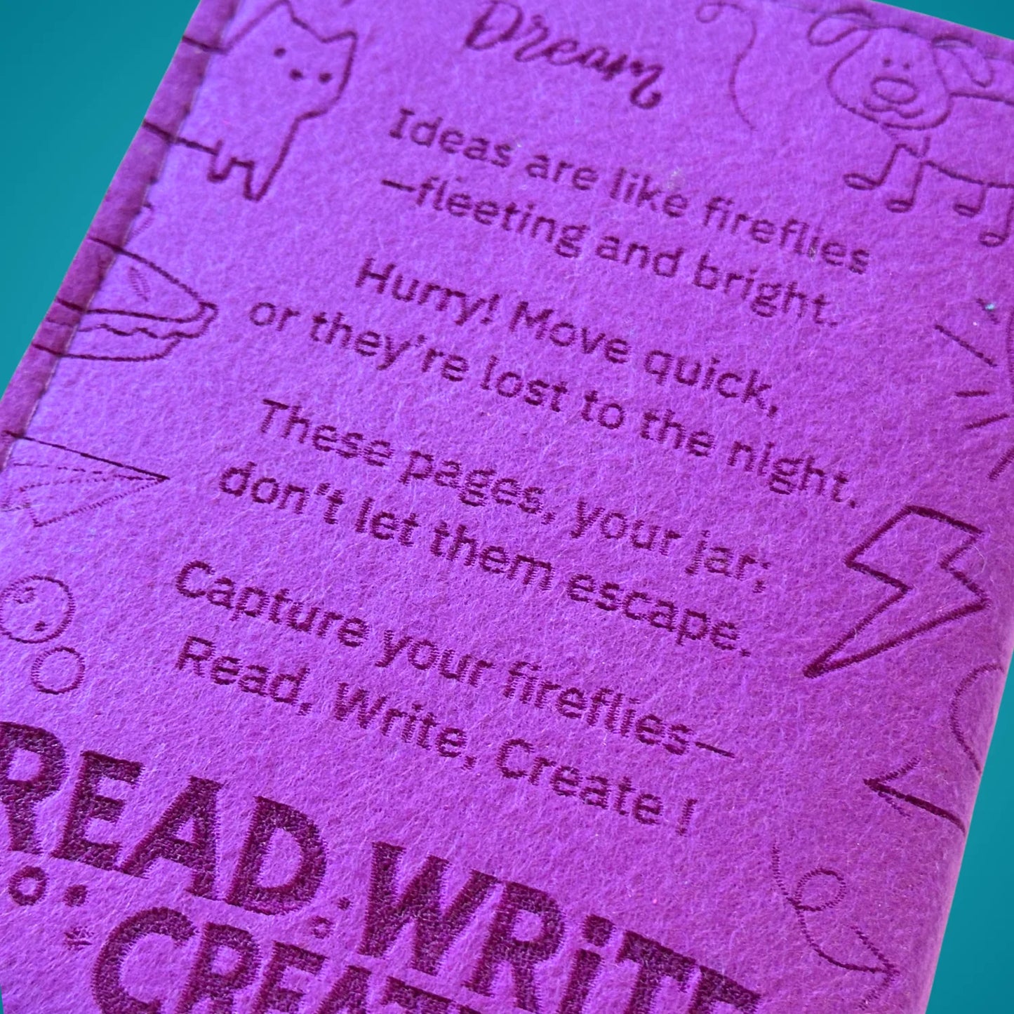Purple Medium Notebook (A6)