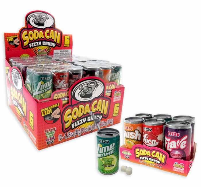 Soda Can Fizz Candy
