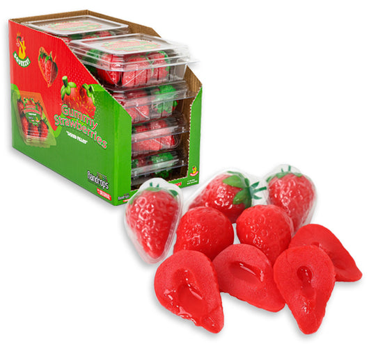 Raindrops Gummy Liquid-Filled Strawberries