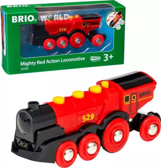 Brio Mighty Red Action Locomotive