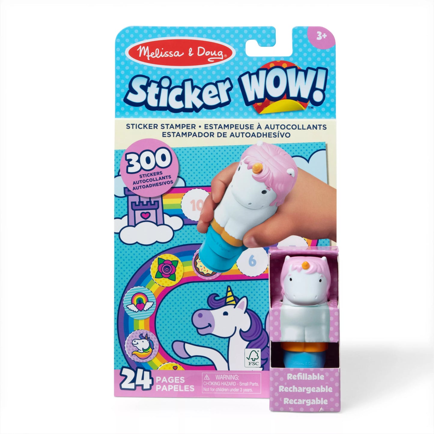 Unicorn Sticker WOW!™ Activity Pad & Sticker Stamper