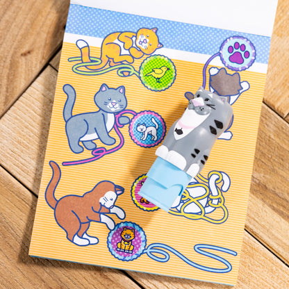 Cat Sticker WOW!™ Activity Pad & Sticker Stamper