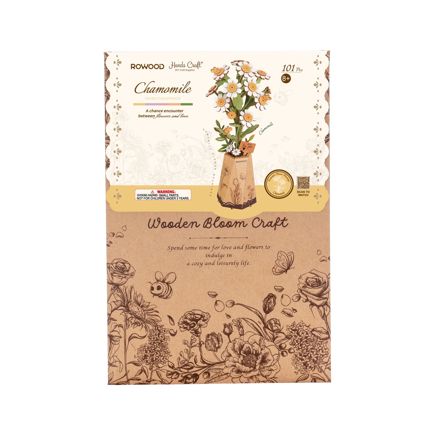 Chamomile 3d Wooden Puzzle