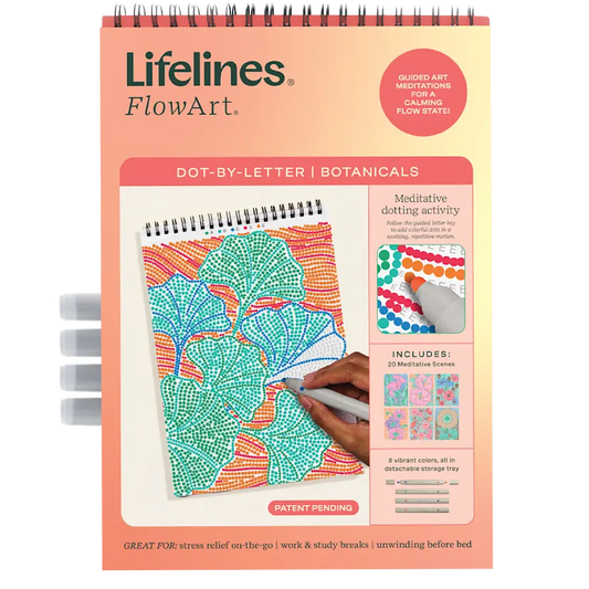 Flowart Dot-By-Letter Botanical (Lifelines)