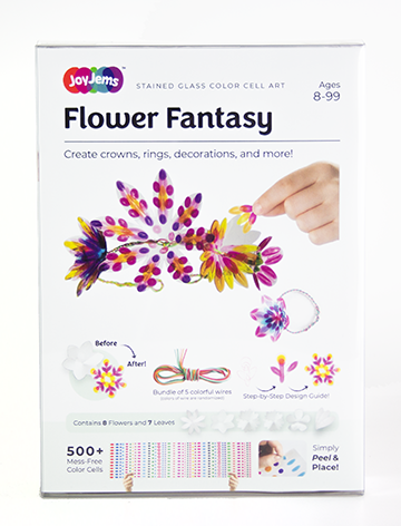 Flower Fantasy Crown Stained Glass Accessory Kit