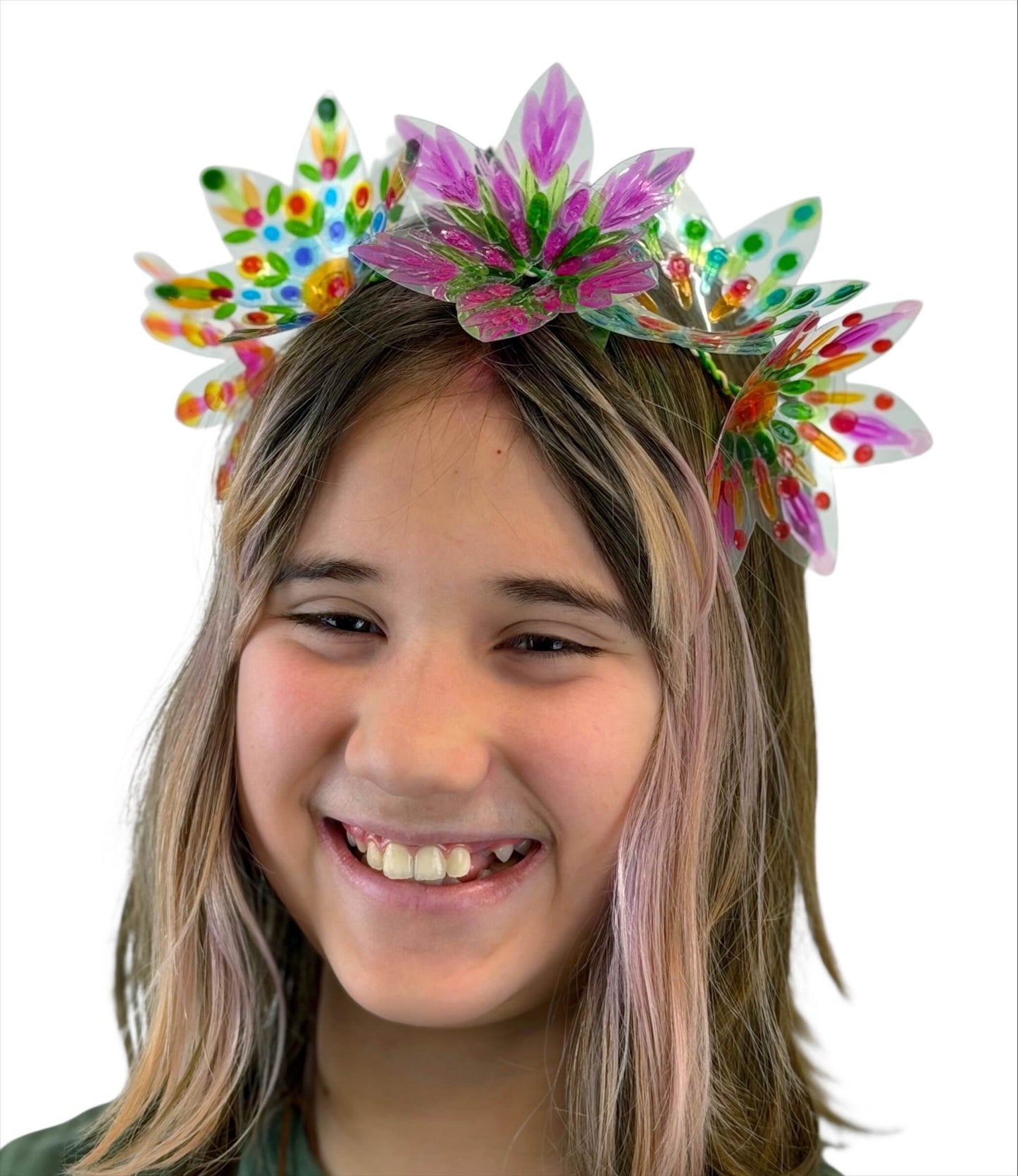 Flower Fantasy Crown Stained Glass Accessory Kit