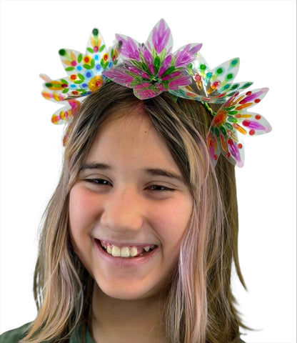 Flower Fantasy Crown Stained Glass Accessory Kit