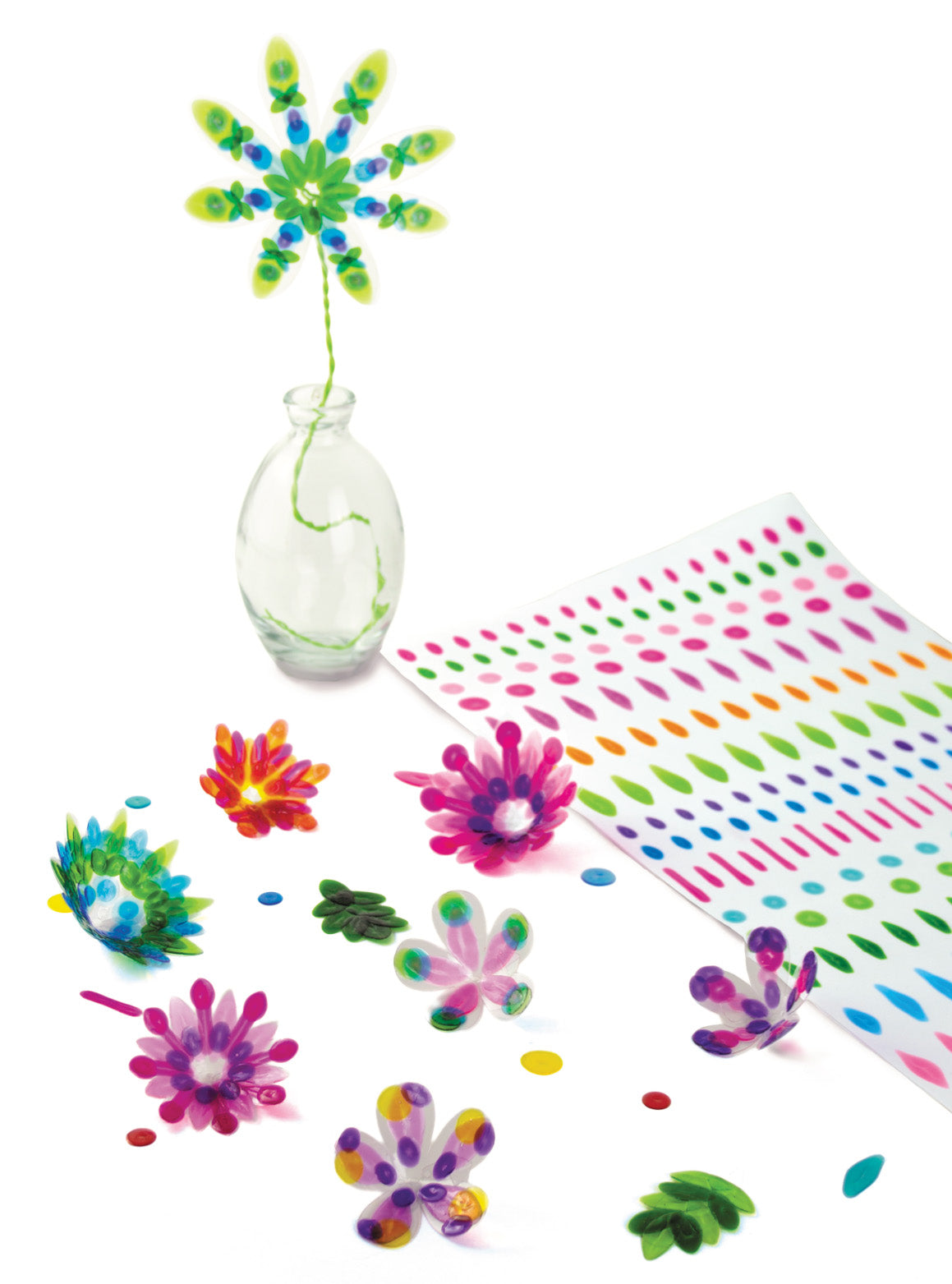 Flower Fantasy Crown Stained Glass Accessory Kit