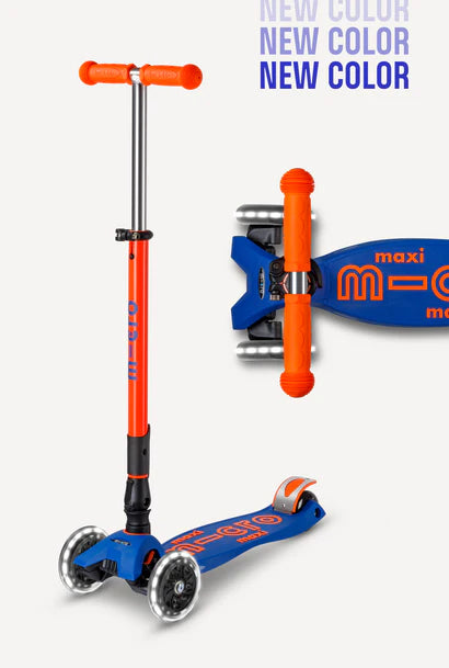 Micro Maxi Foldable LED Scooter