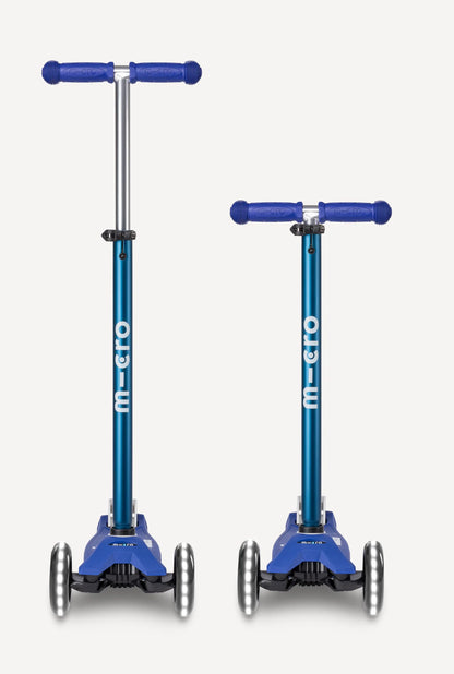 Micro Maxi LED Scooter: Blue White