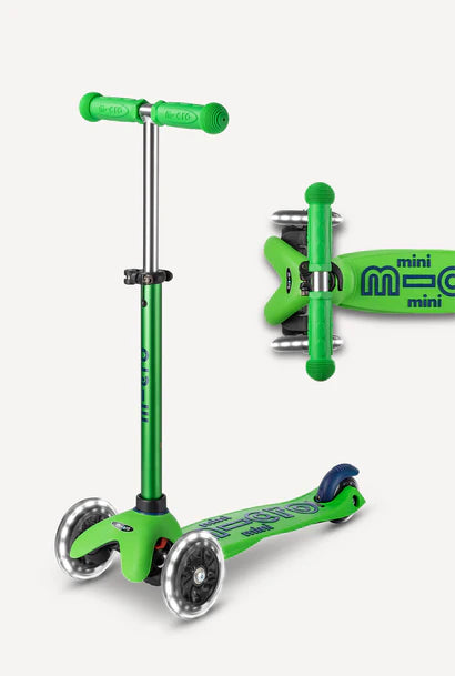 Green / Blue Micro Mini LED Scooter