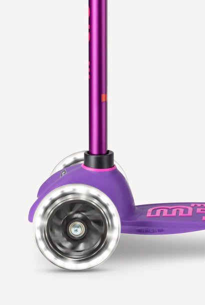 Micro Mini LED Scooter Purple/Pink