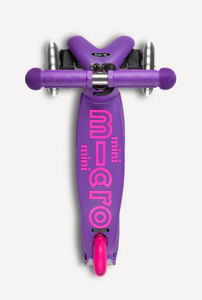 Micro Mini LED Scooter Purple/Pink